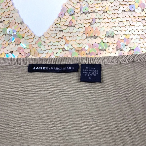 Jane by Marciasiano Sequin Halter top - Picture 9 of 9